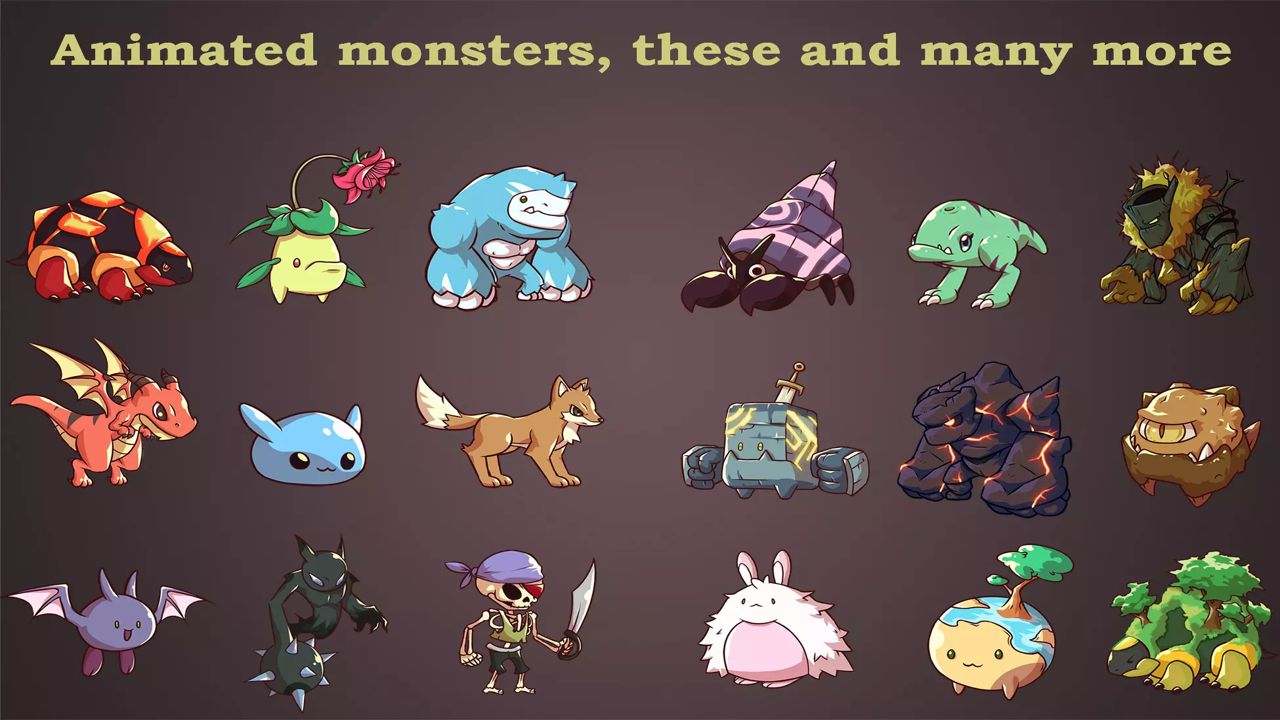 Animated 2D Monsters (Fantazia)